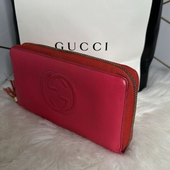 💯Authentic Gucci Soho Long Zipped Wallet 🍀 - Picture 13 of 16